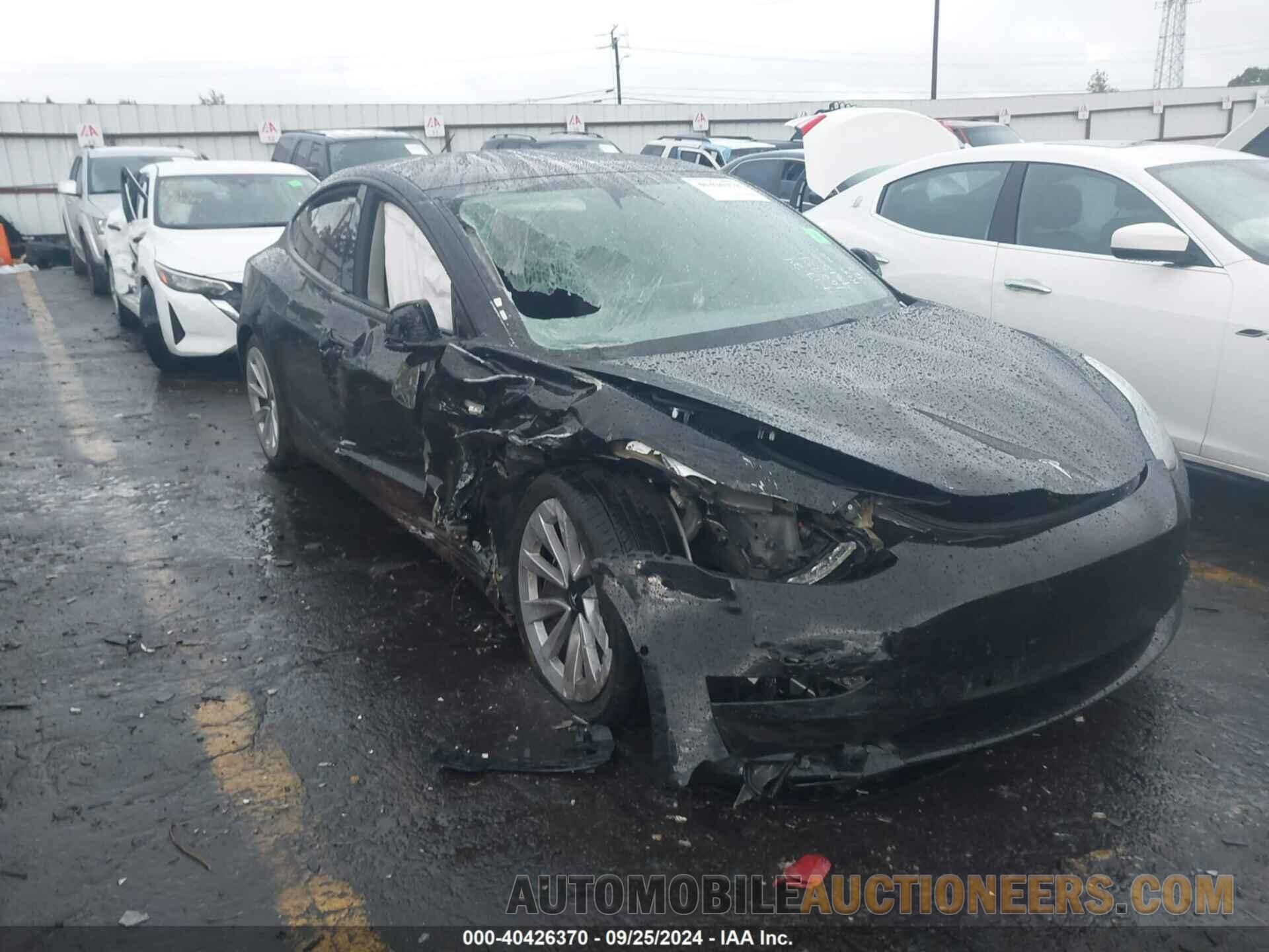 5YJ3E1EB3NF189816 TESLA MODEL 3 2022