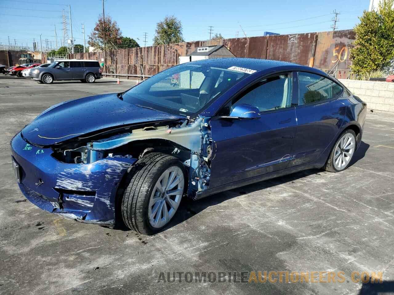 5YJ3E1EB3NF189833 TESLA MODEL 3 2022