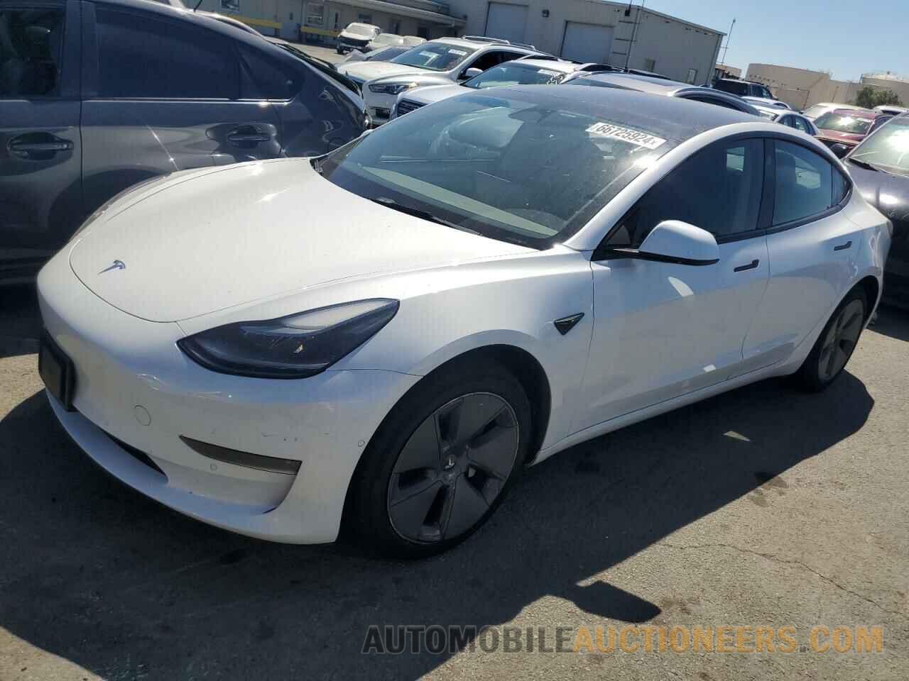 5YJ3E1EB3NF193431 TESLA MODEL 3 2022