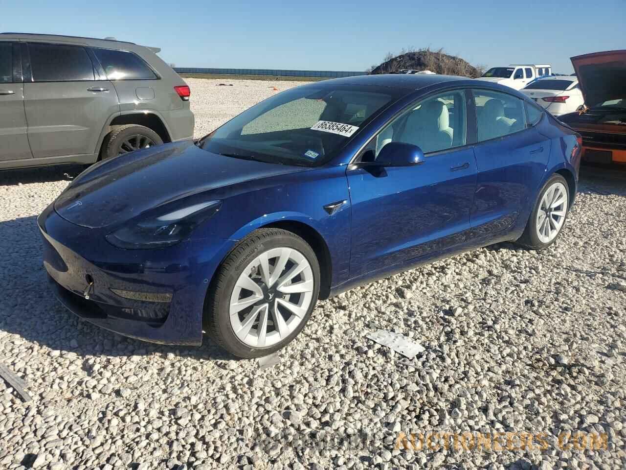 5YJ3E1EB3NF198144 TESLA MODEL 3 2022