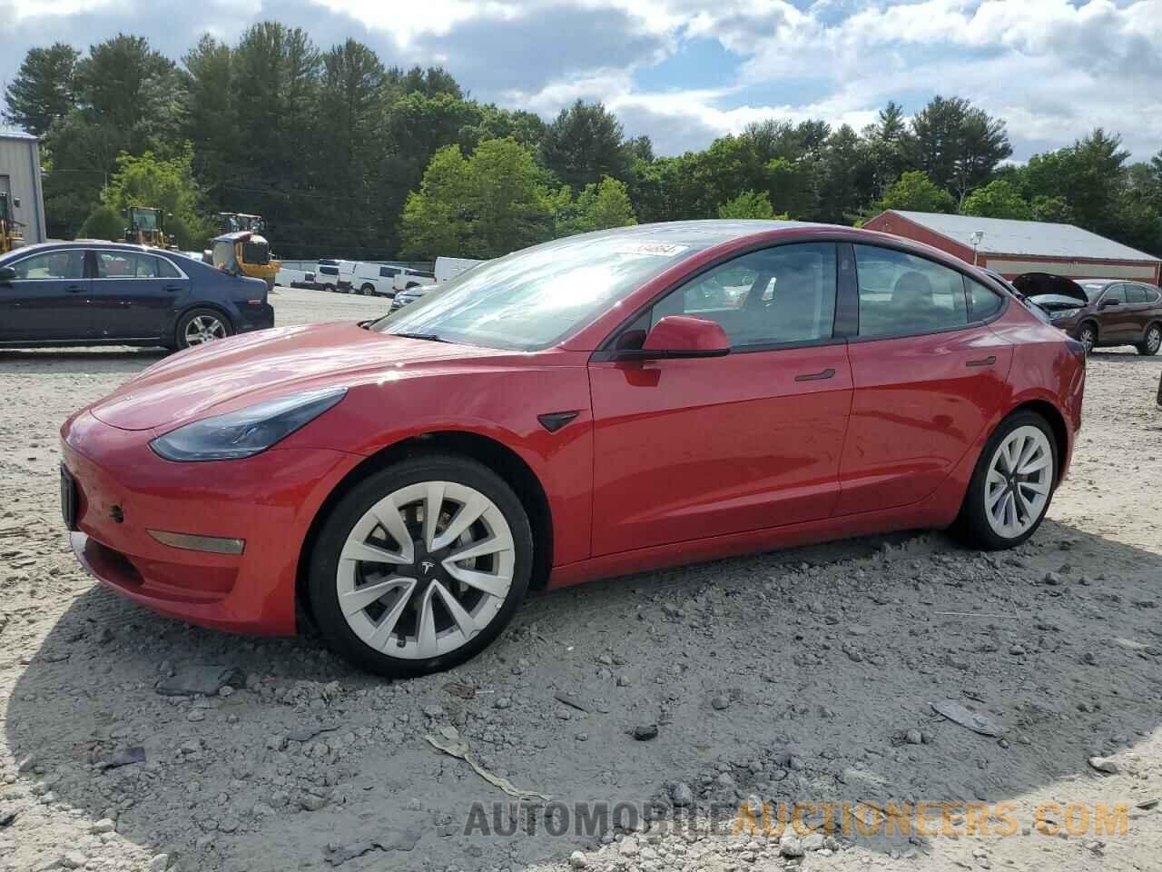 5YJ3E1EB3NF204296 TESLA MODEL 3 2022