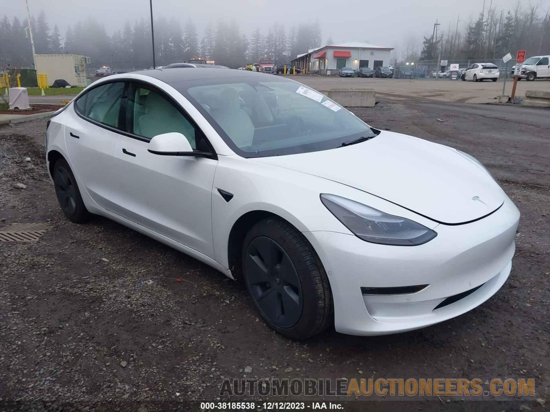 5YJ3E1EB3NF237783 TESLA MODEL 3 2022