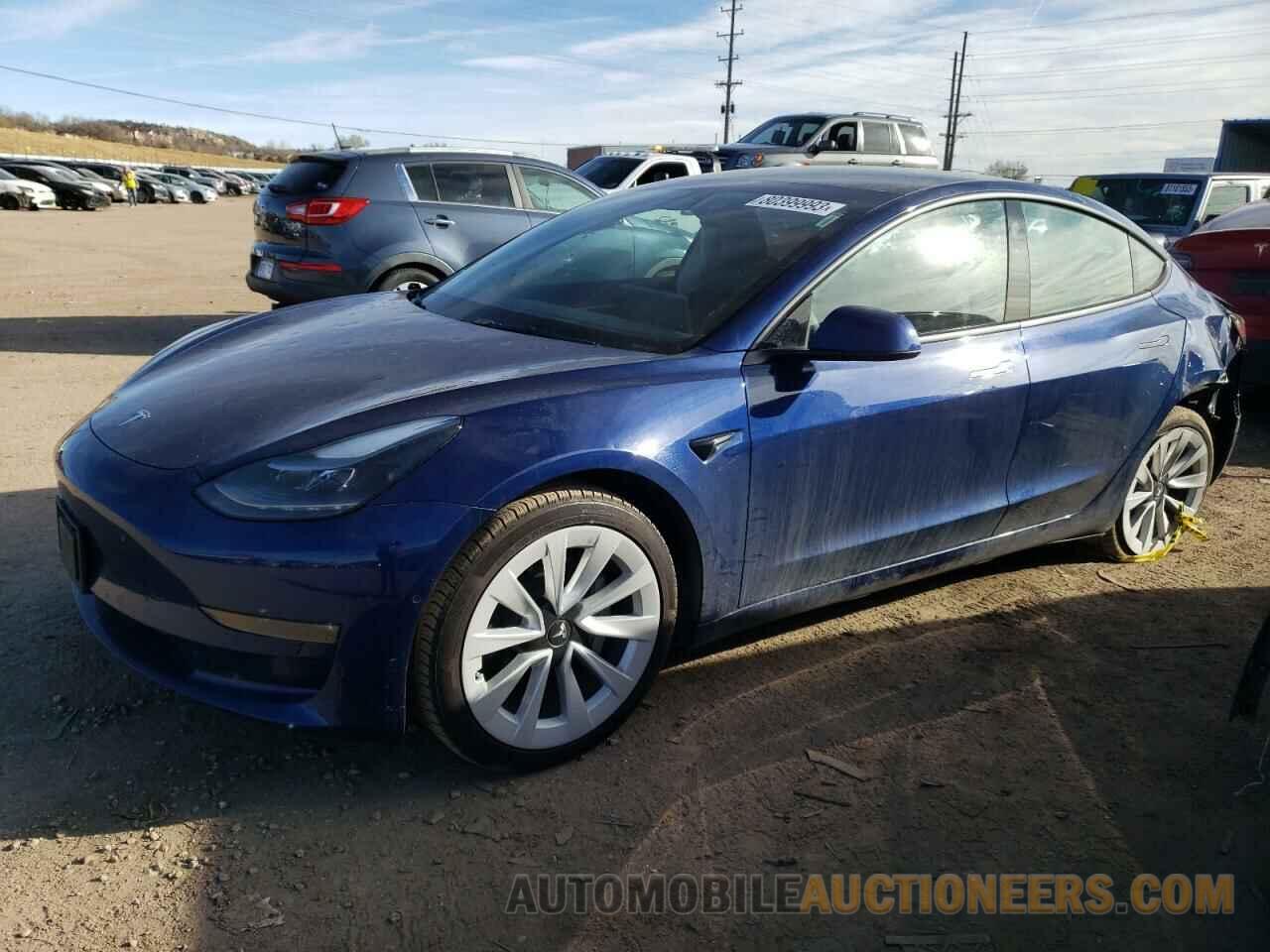 5YJ3E1EB3NF249819 TESLA MODEL 3 2022