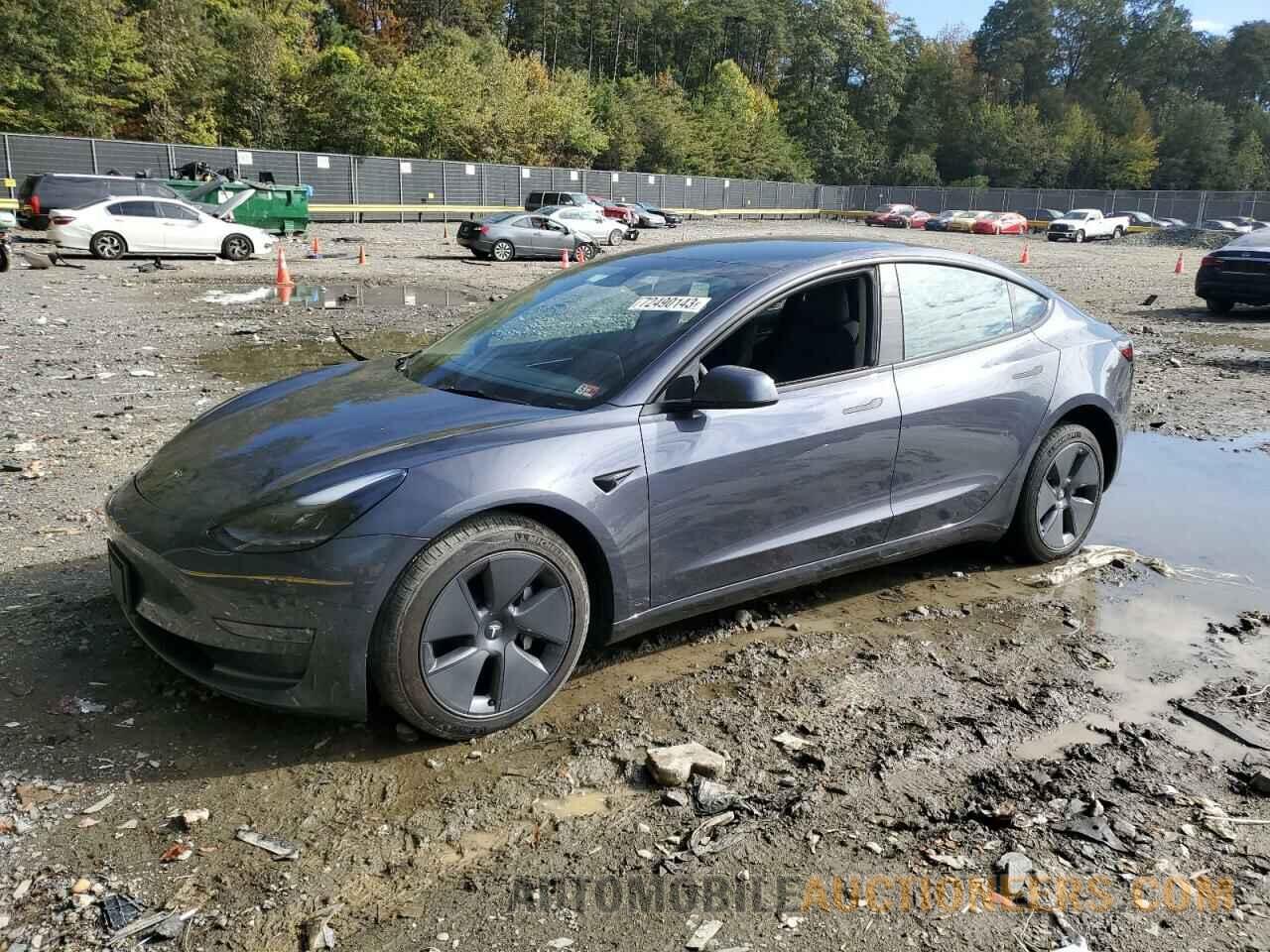 5YJ3E1EB3NF253076 TESLA MODEL 3 2022