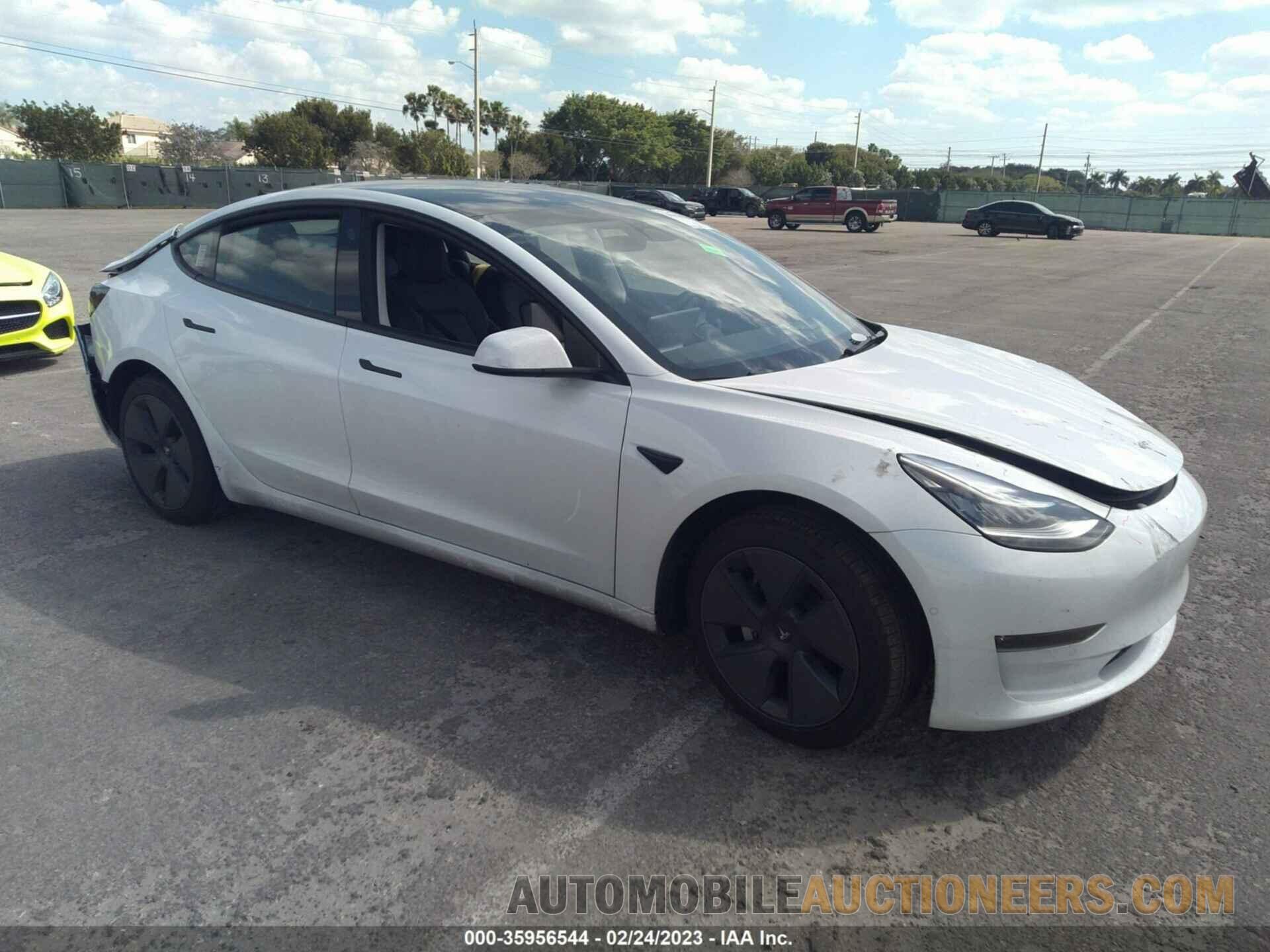 5YJ3E1EB3NF263218 TESLA MODEL 3 2022