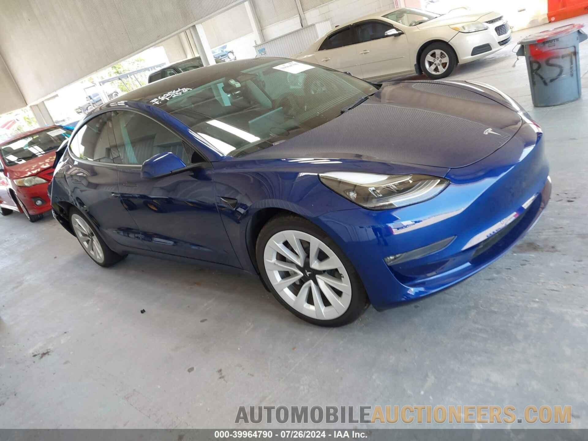 5YJ3E1EB3NF265924 TESLA MODEL 3 2022