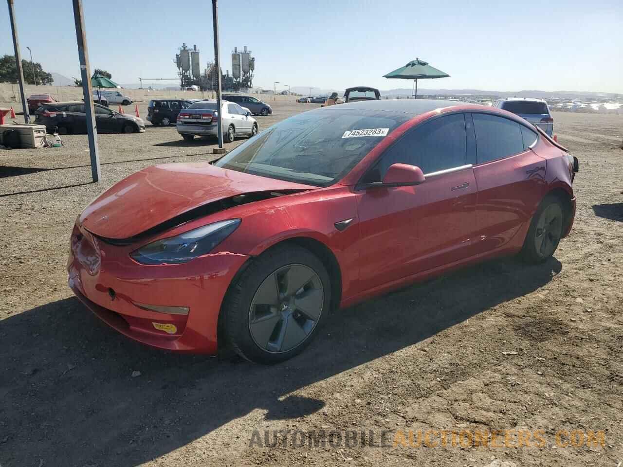 5YJ3E1EB3NF271531 TESLA MODEL 3 2022