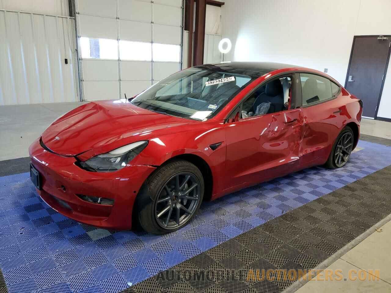 5YJ3E1EB3NF285784 TESLA MODEL 3 2022