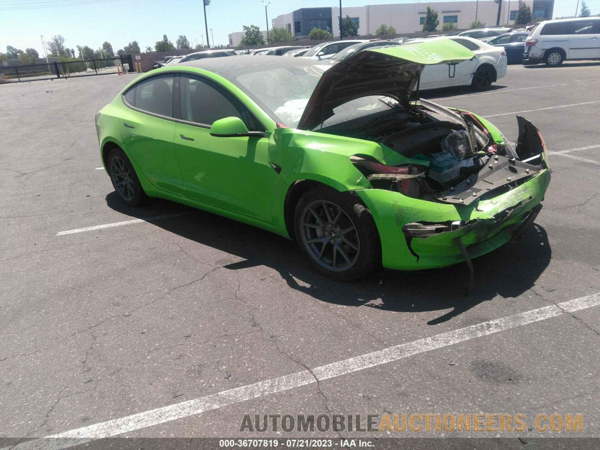 5YJ3E1EB3NF289544 TESLA MODEL 3 2022