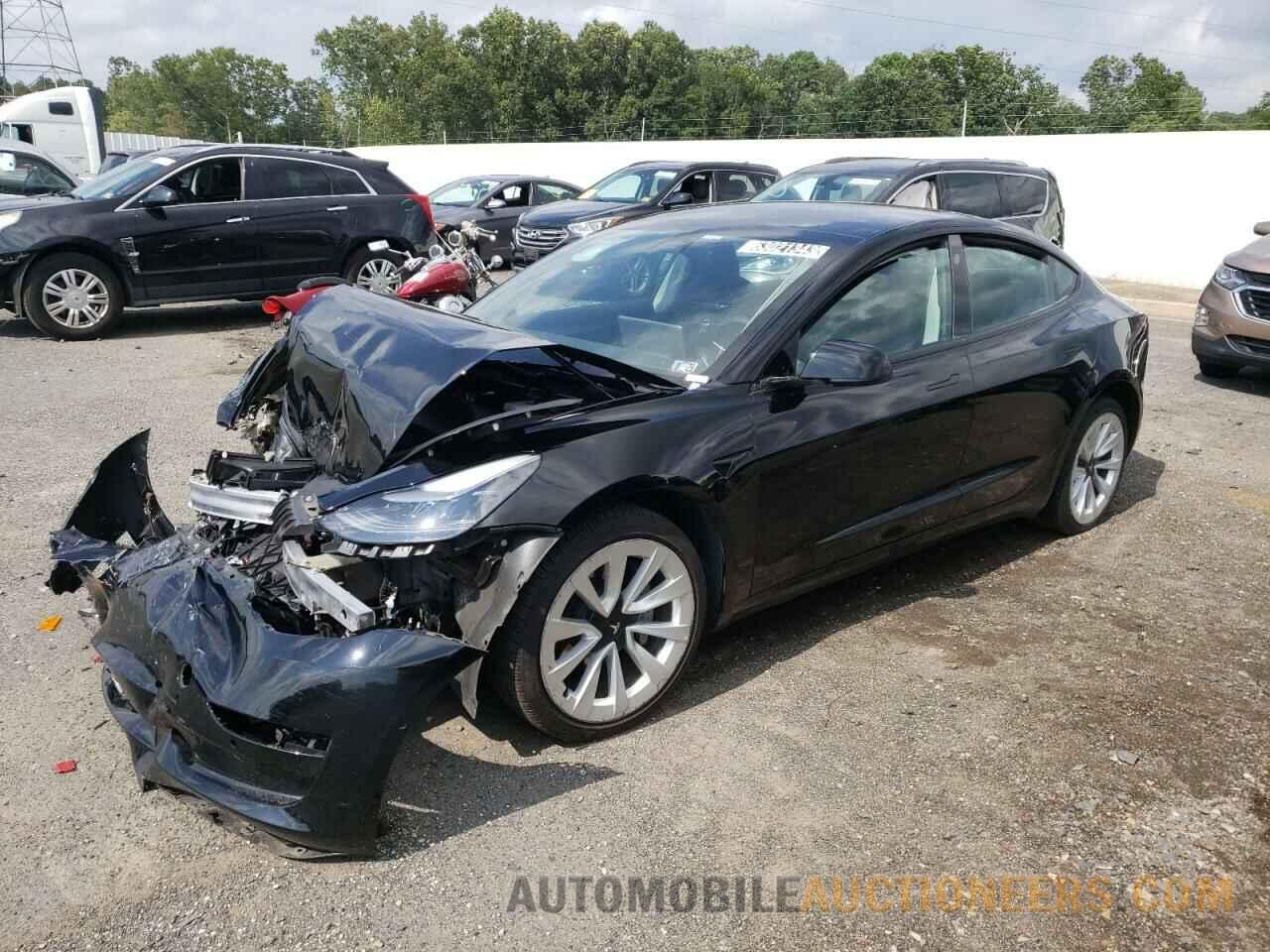 5YJ3E1EB3NF291391 TESLA MODEL 3 2022