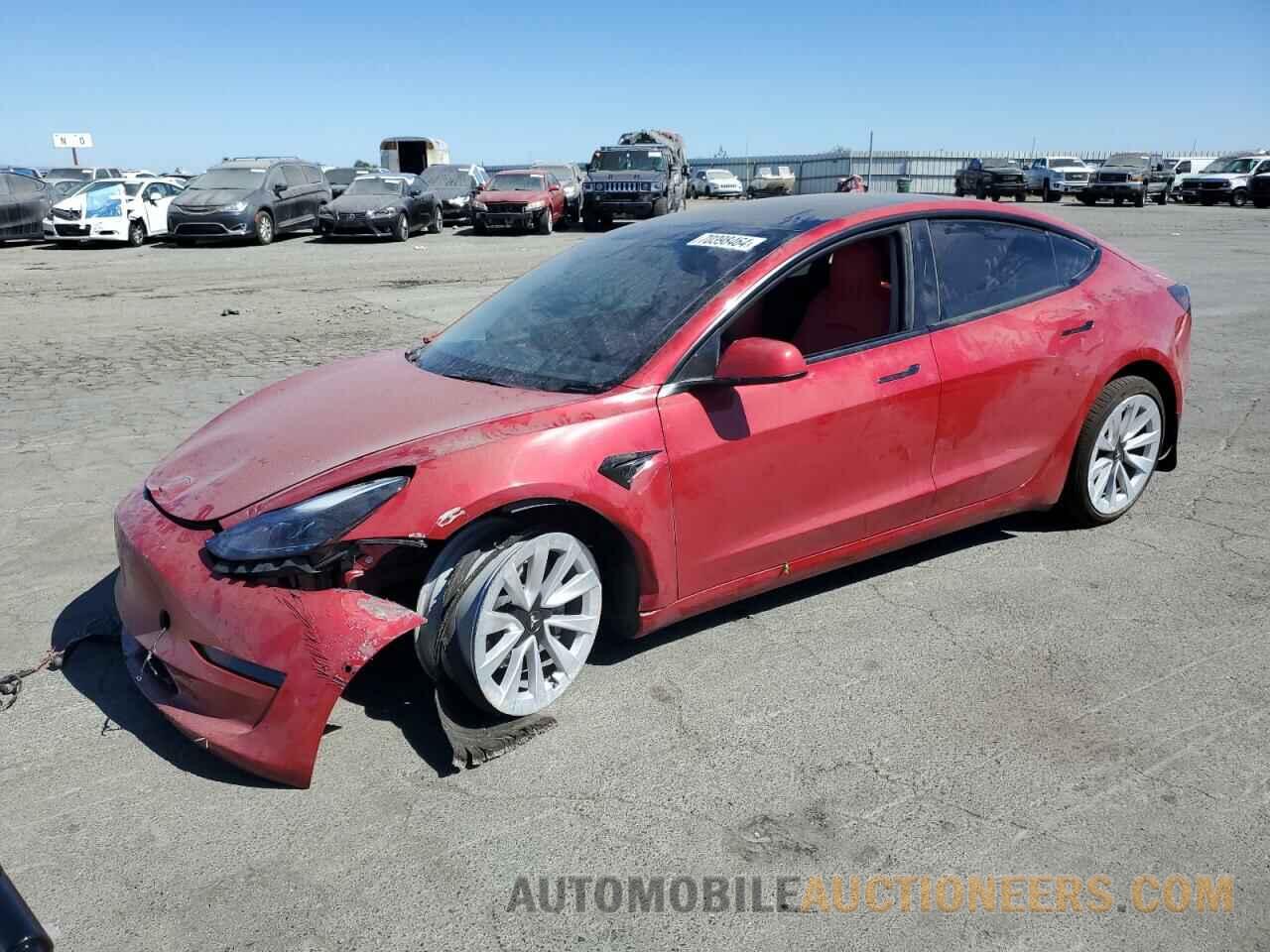 5YJ3E1EB3NF295697 TESLA MODEL 3 2022