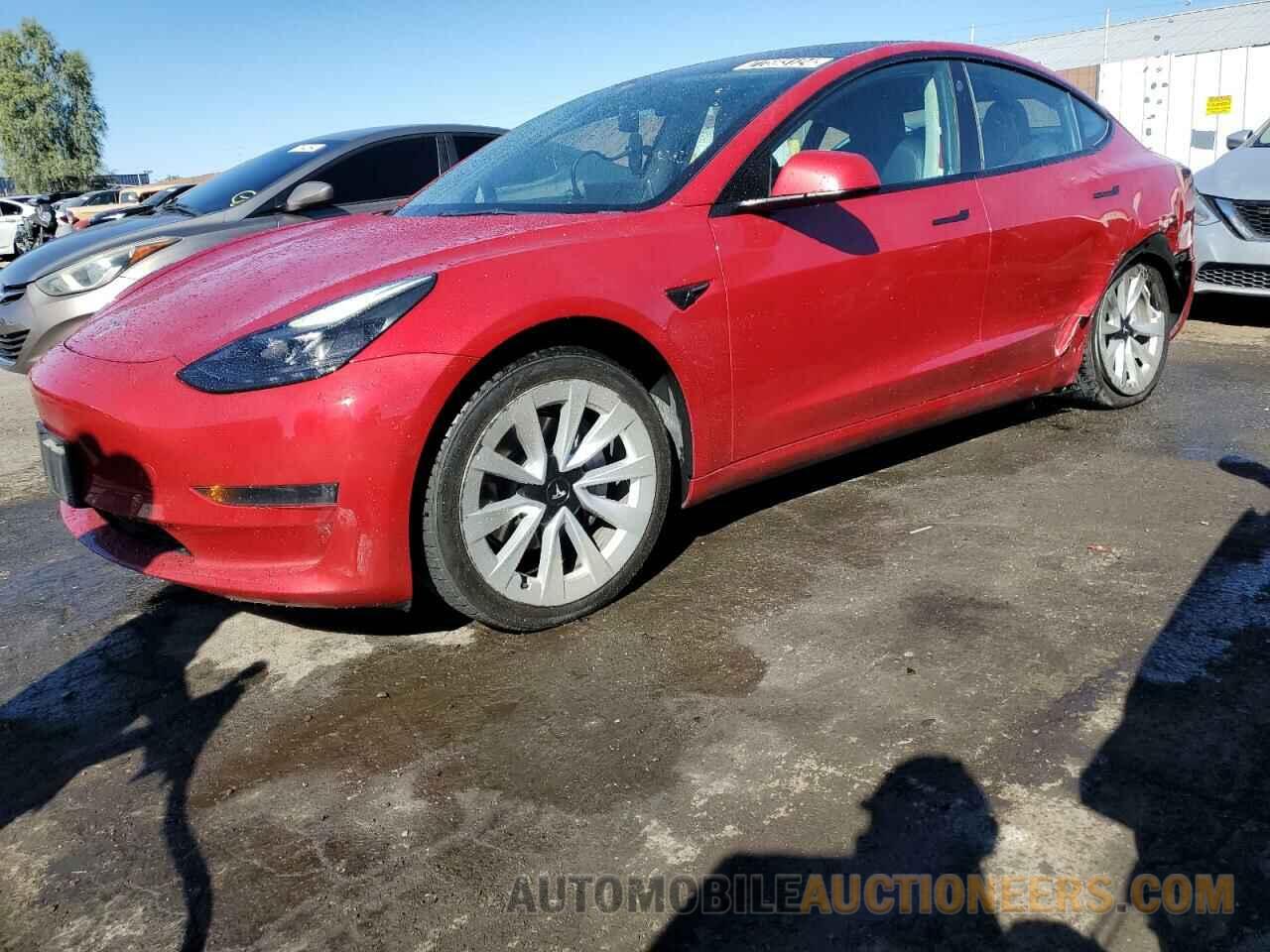 5YJ3E1EB3NF304897 TESLA MODEL 3 2022