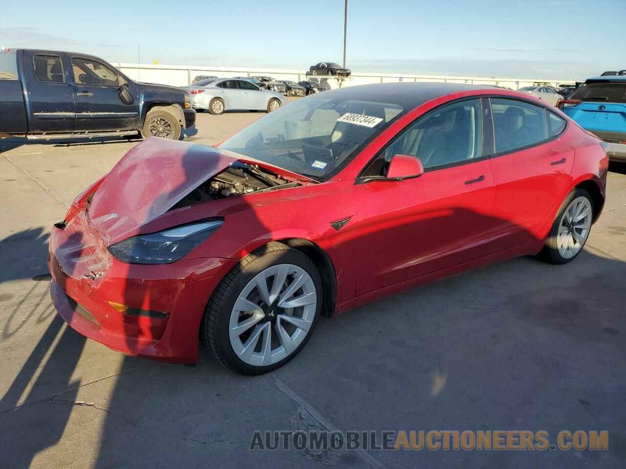 5YJ3E1EB3NF305144 TESLA MODEL 3 2022