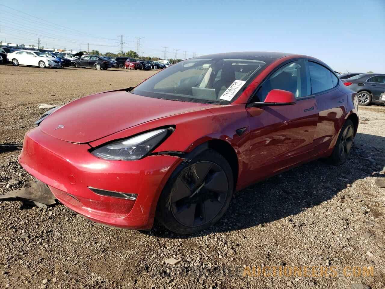 5YJ3E1EB3NF314250 TESLA MODEL 3 2022