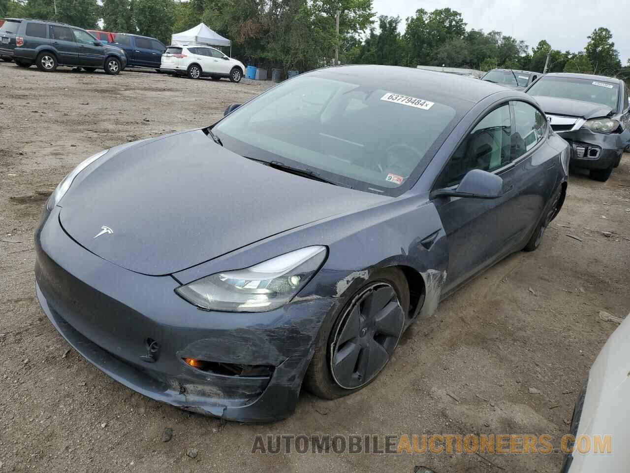 5YJ3E1EB3NF321909 TESLA MODEL 3 2022