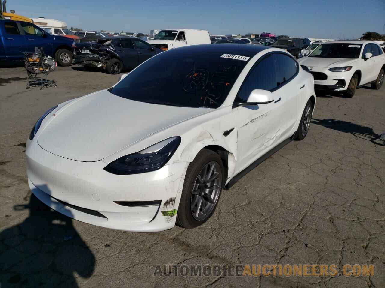 5YJ3E1EB3NF322414 TESLA MODEL 3 2022