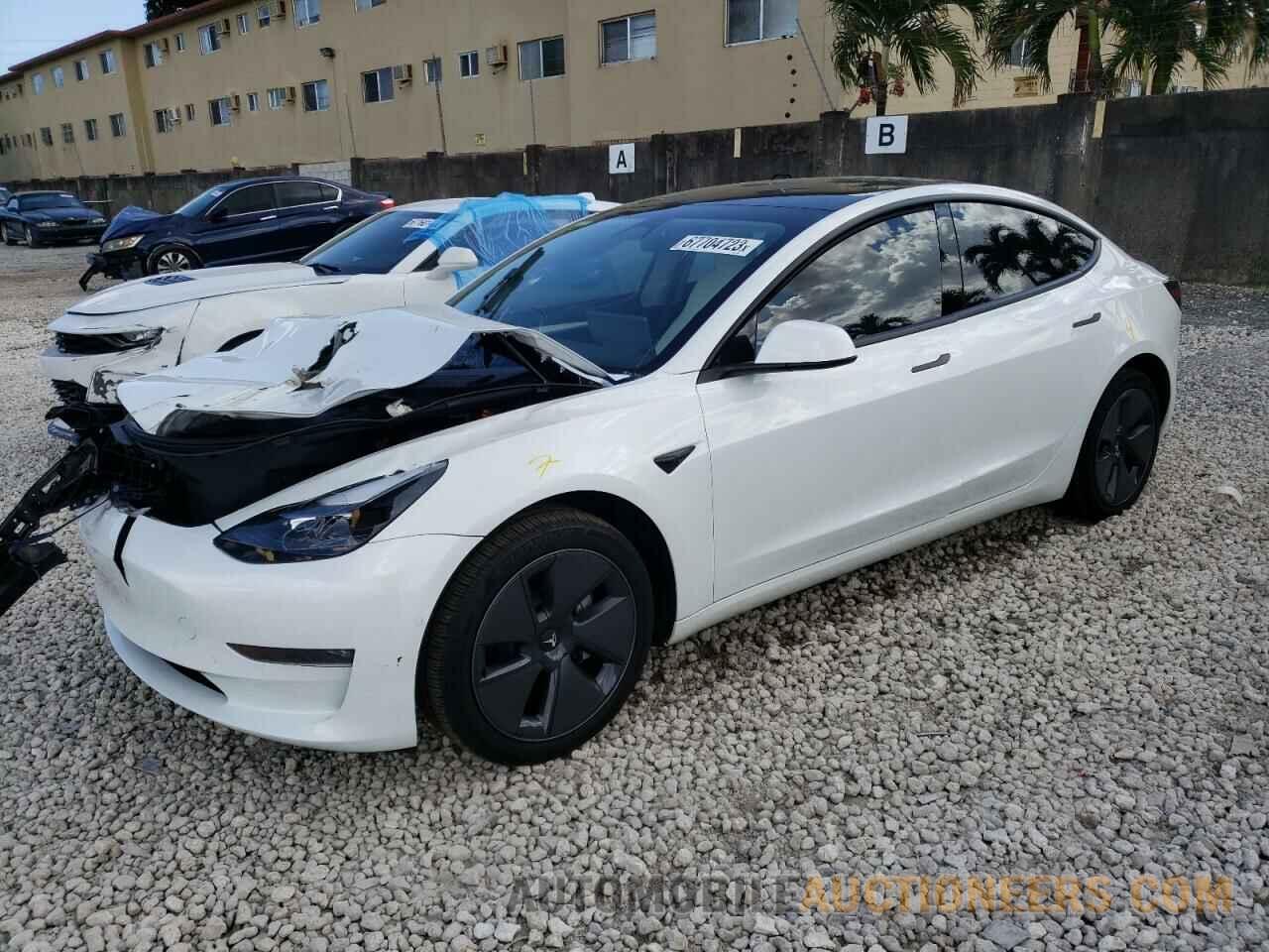 5YJ3E1EB3NF327550 TESLA MODEL 3 2022