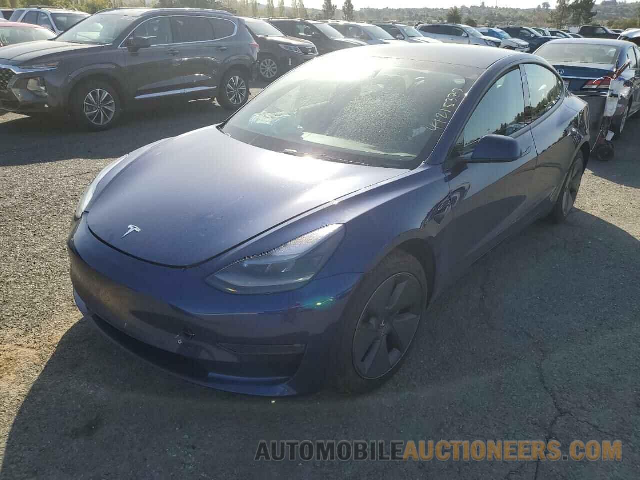 5YJ3E1EB3NF343537 TESLA MODEL 3 2022