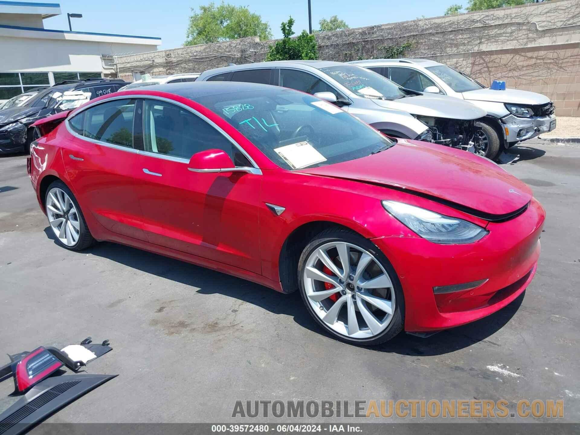 5YJ3E1EB4KF214007 TESLA MODEL 3 2019