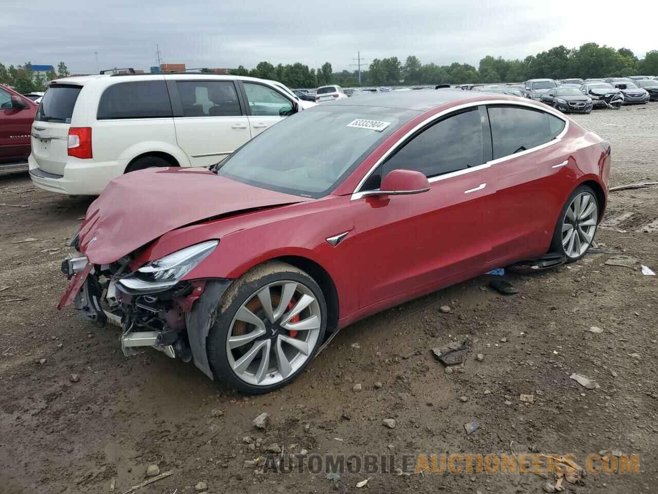 5YJ3E1EB4KF472687 TESLA MODEL 3 2019