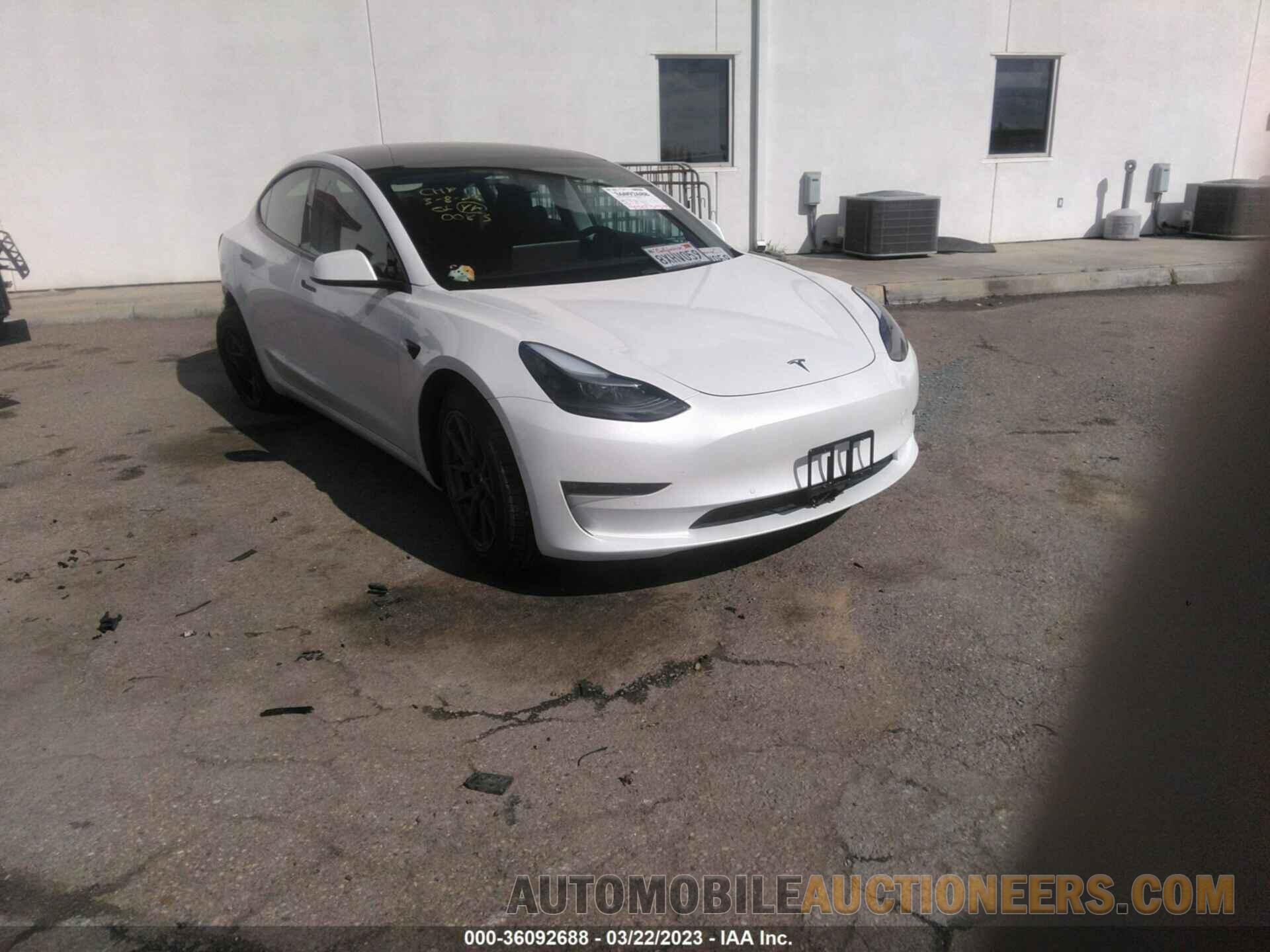 5YJ3E1EB4MF010083 TESLA MODEL 3 2021