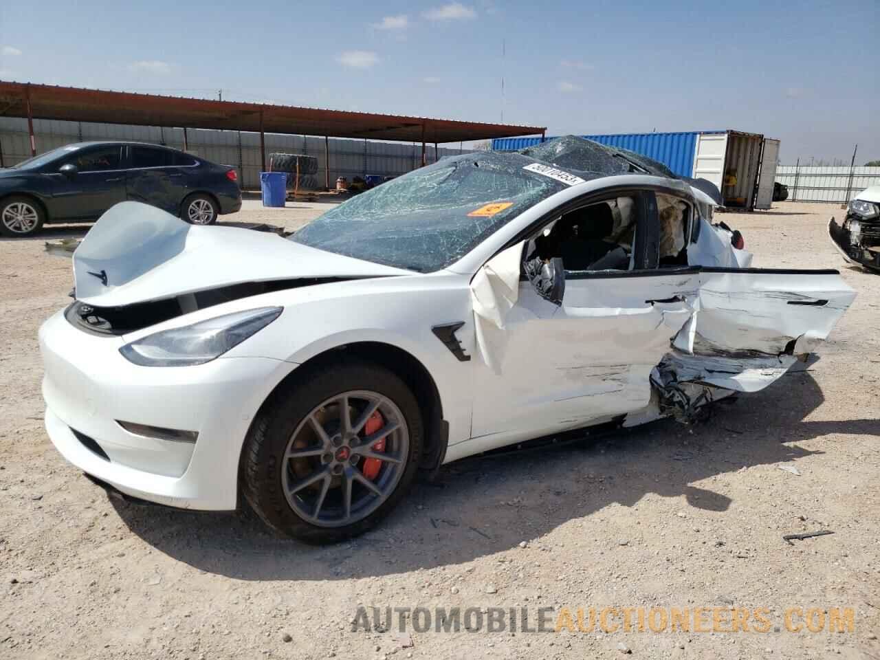 5YJ3E1EB4MF047358 TESLA MODEL 3 2021