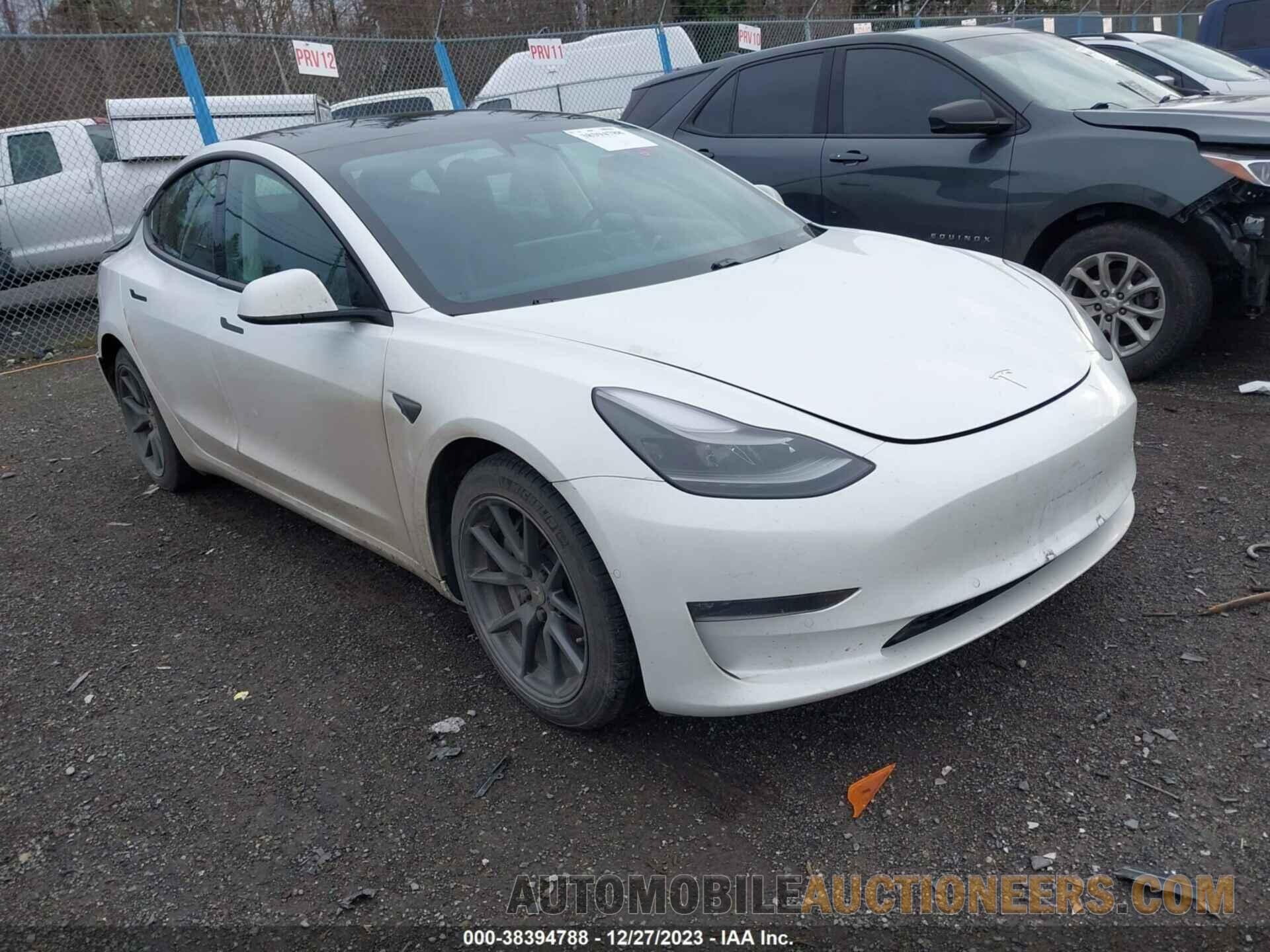 5YJ3E1EB4MF058263 TESLA MODEL 3 2021