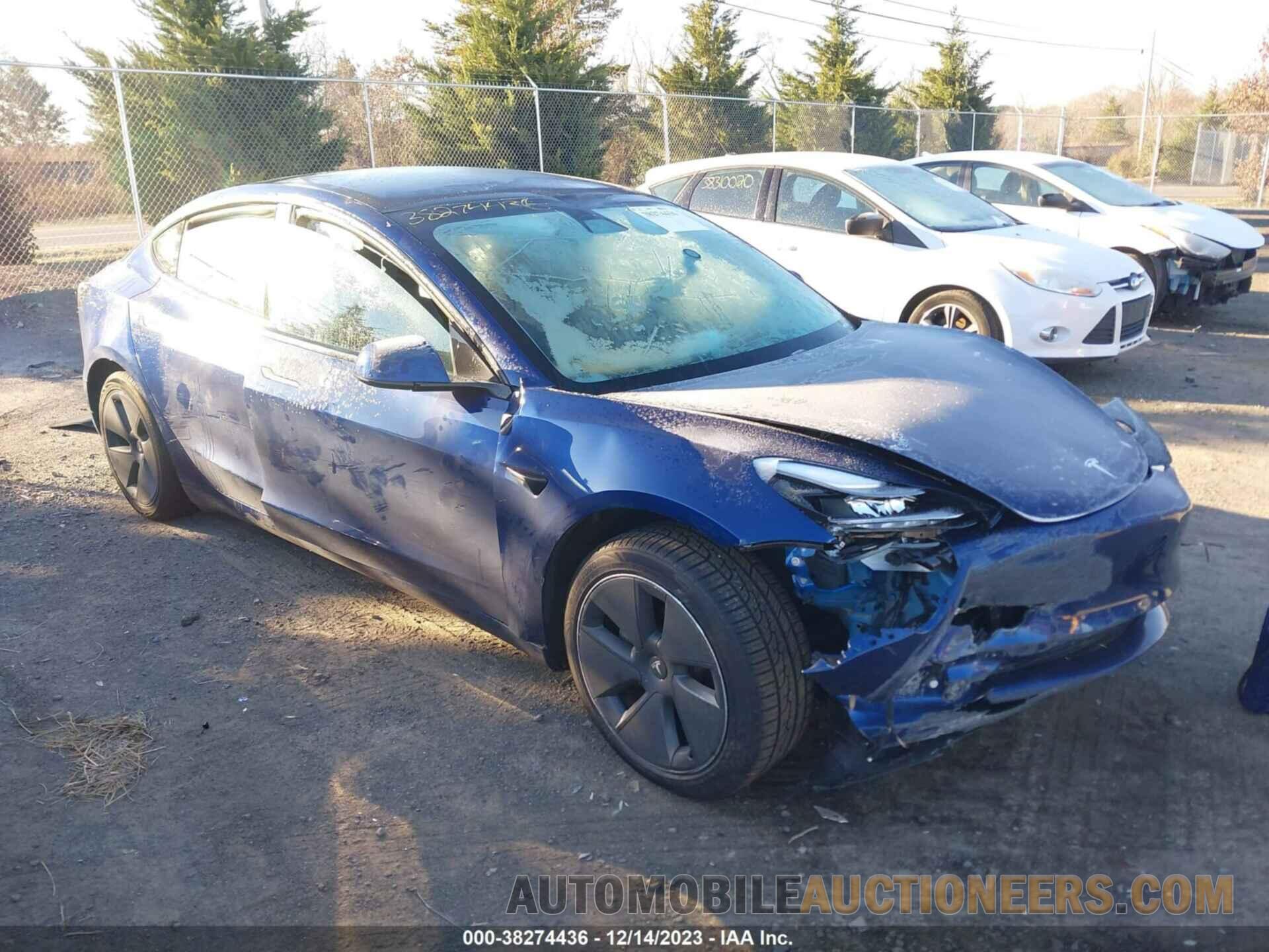 5YJ3E1EB4MF059414 TESLA MODEL 3 2021