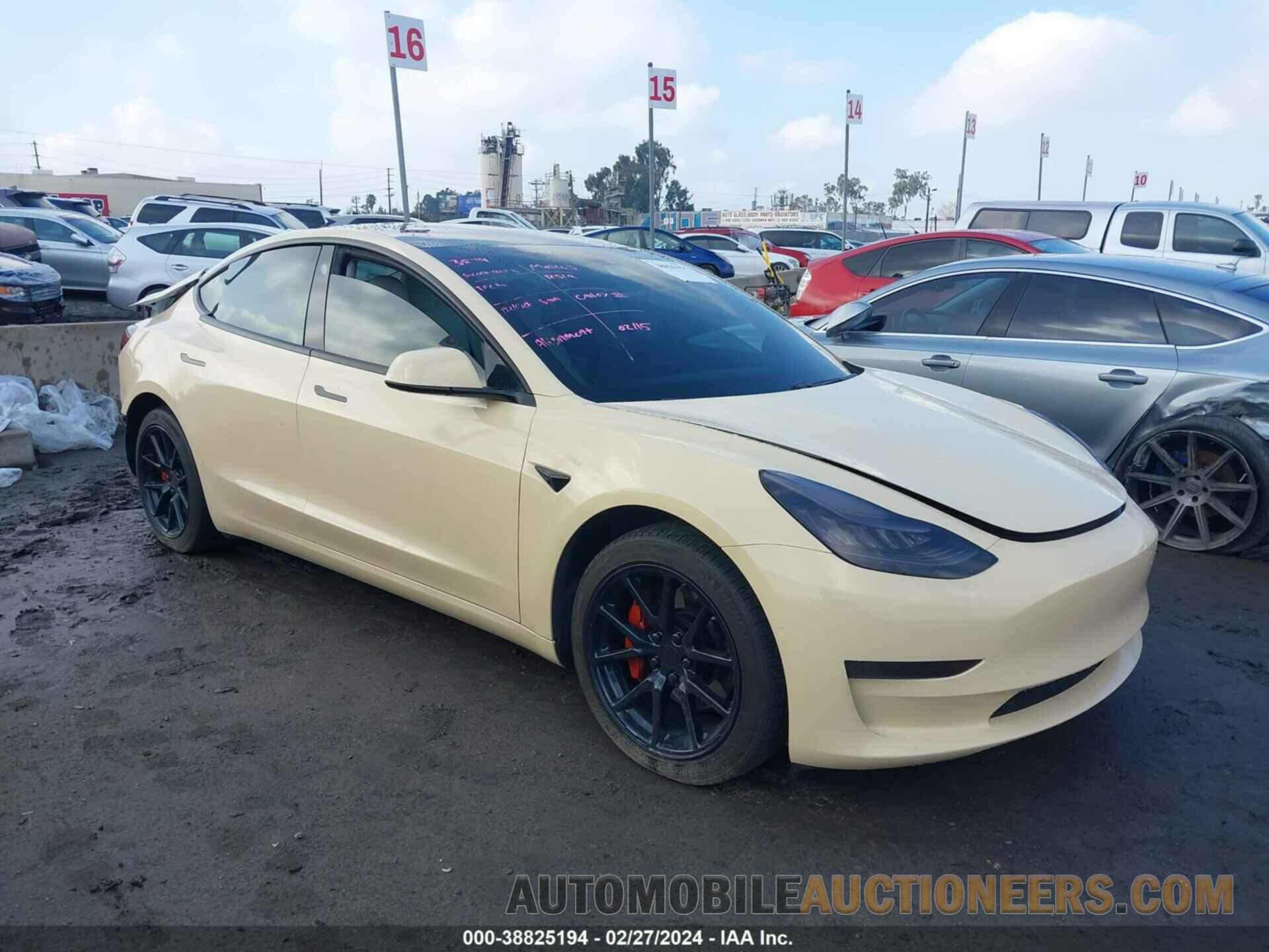 5YJ3E1EB4MF849442 TESLA MODEL 3 2021