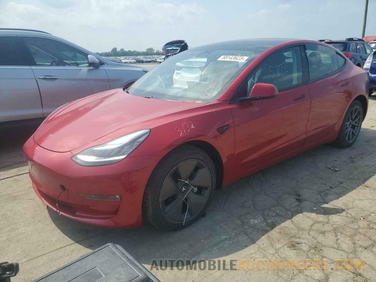 5YJ3E1EB4MF858917 TESLA MODEL 3 2021