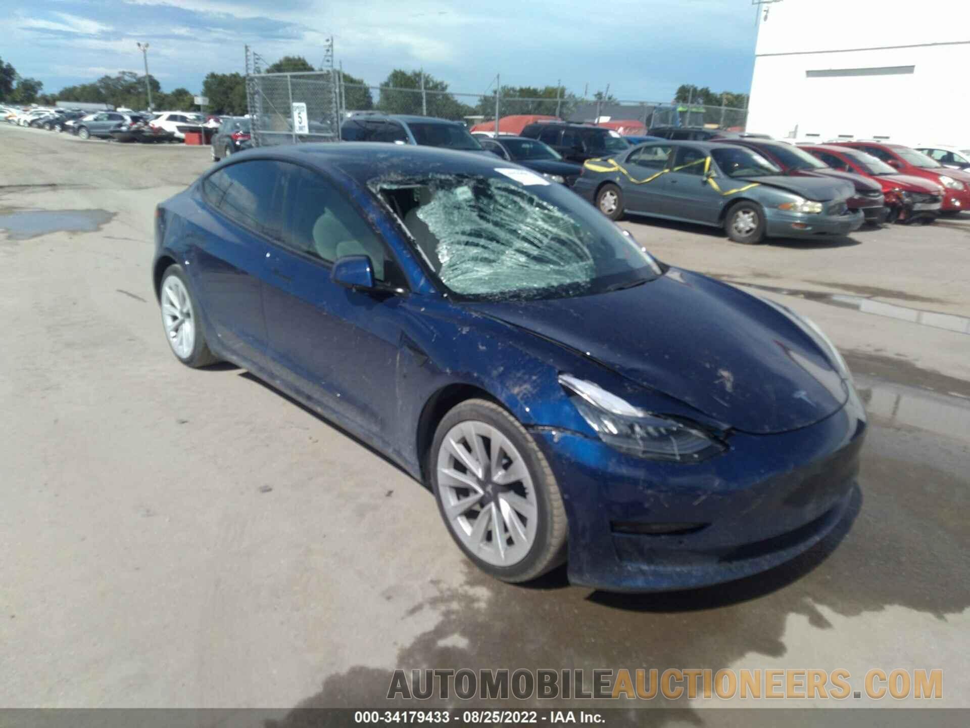 5YJ3E1EB4MF860540 TESLA MODEL 3 2021