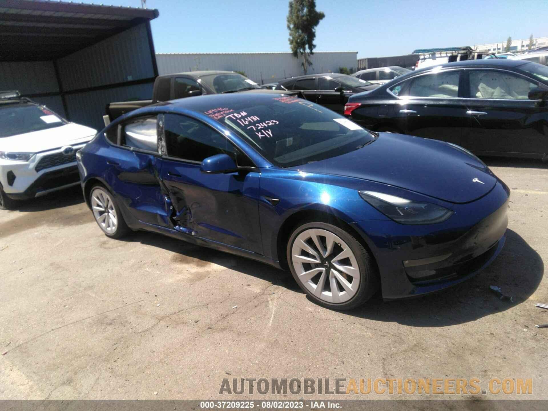 5YJ3E1EB4MF875846 TESLA MODEL 3 2021