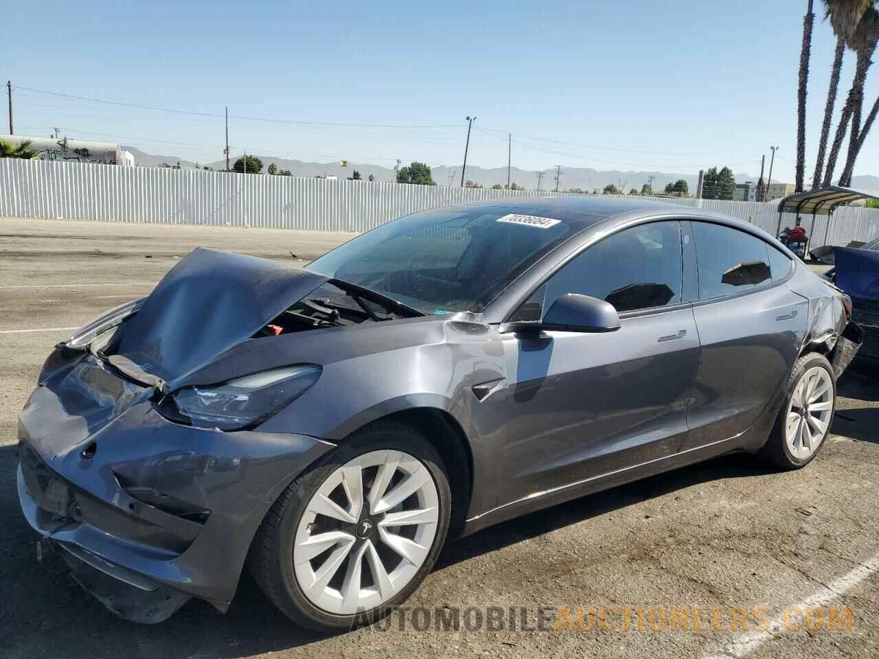 5YJ3E1EB4MF877242 TESLA MODEL 3 2021