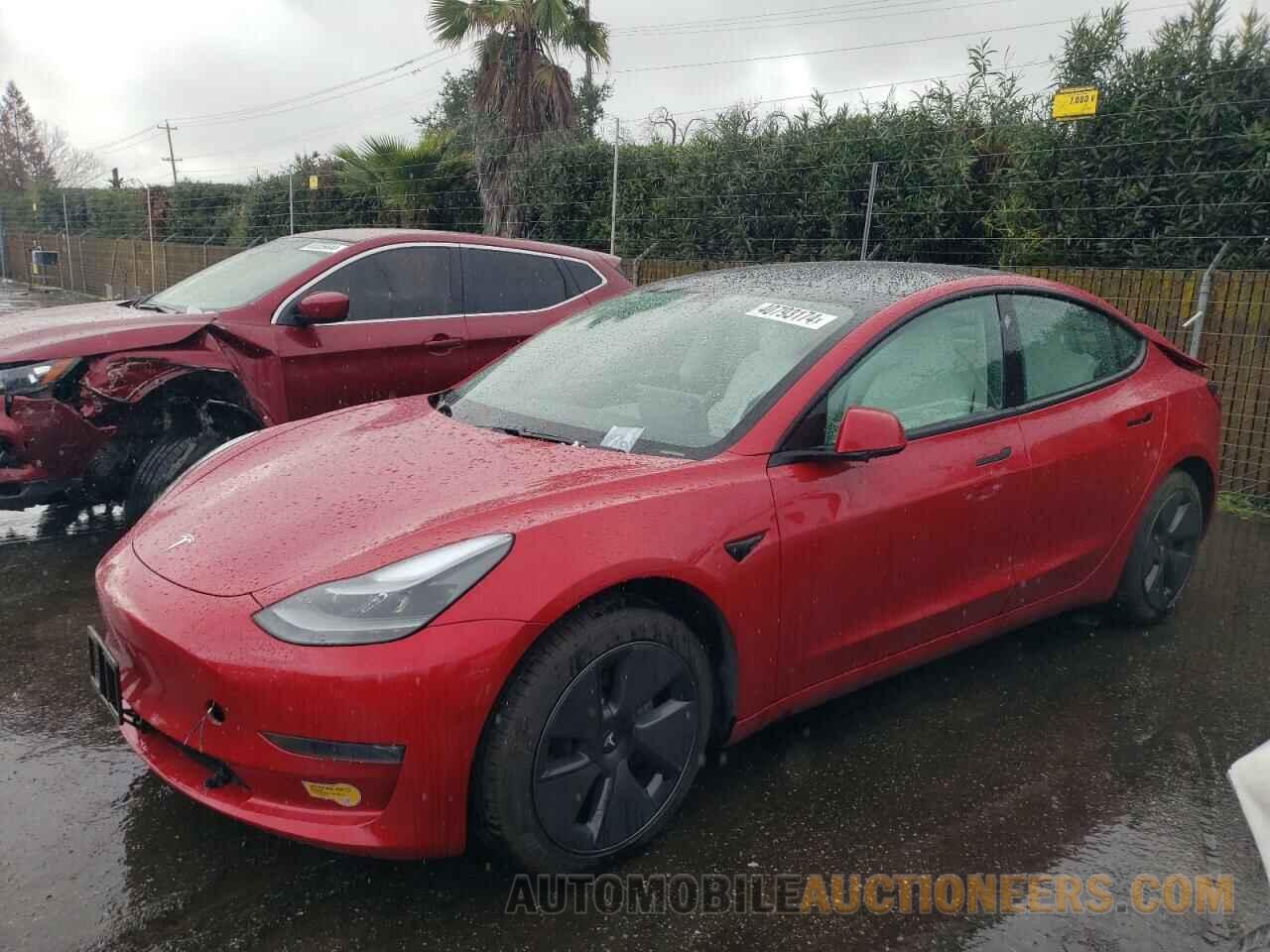 5YJ3E1EB4MF937553 TESLA MODEL 3 2021