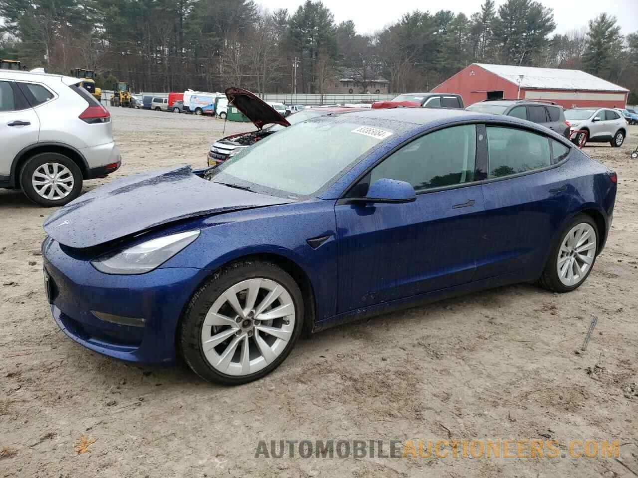 5YJ3E1EB4NF105955 TESLA MODEL 3 2022