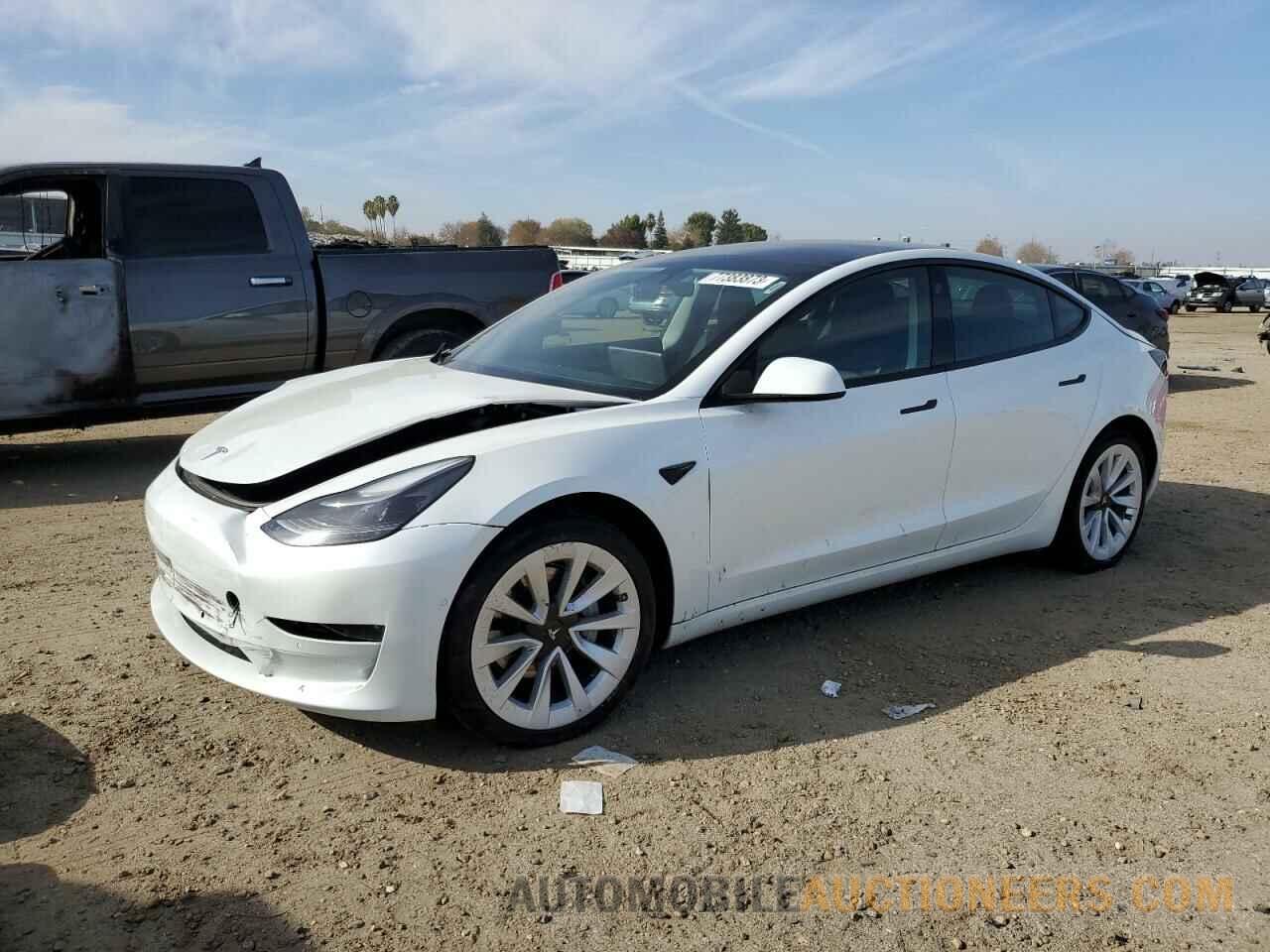 5YJ3E1EB4NF138762 TESLA MODEL 3 2022