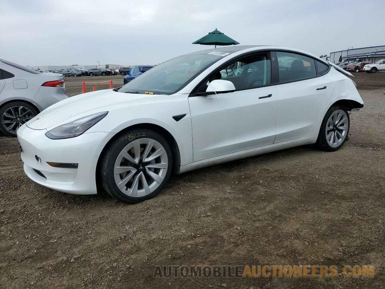 5YJ3E1EB4NF143914 TESLA MODEL 3 2022