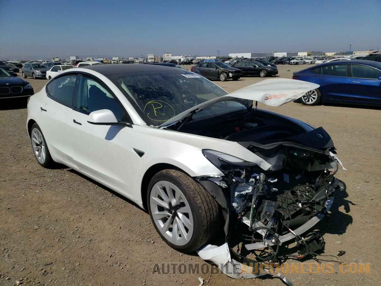 5YJ3E1EB4NF143931 TESLA MODEL 3 2022