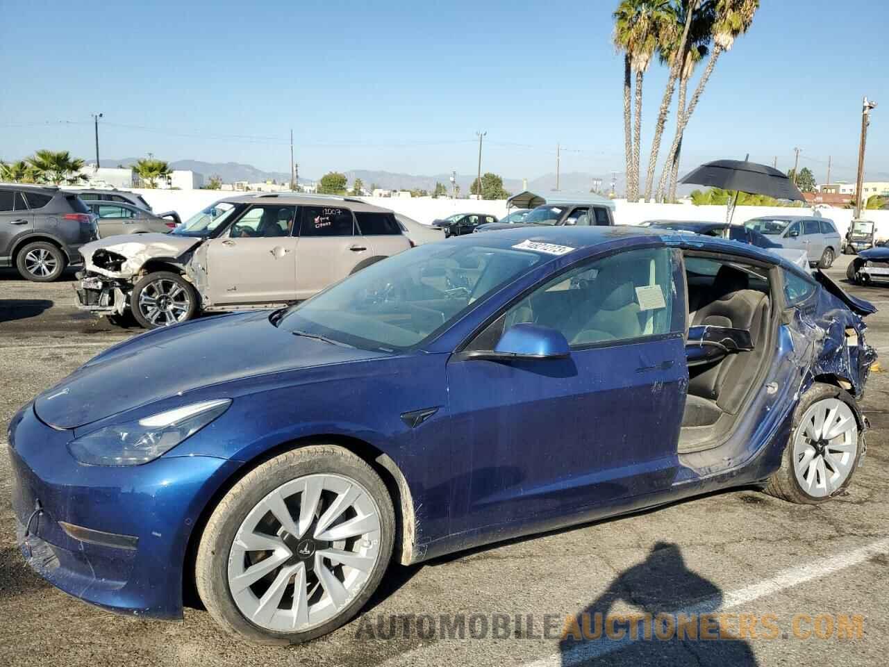 5YJ3E1EB4NF144660 TESLA MODEL 3 2022