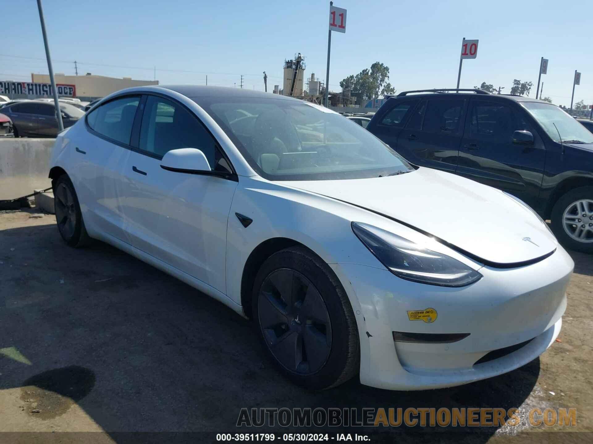 5YJ3E1EB4NF158056 TESLA MODEL 3 2022