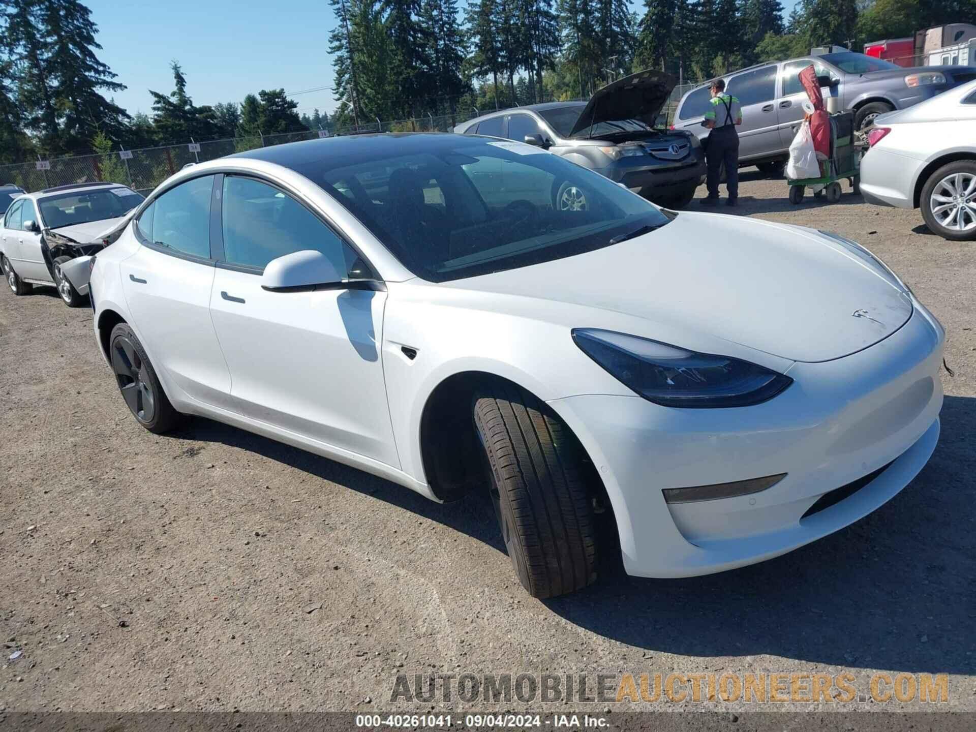 5YJ3E1EB4NF179117 TESLA MODEL 3 2022