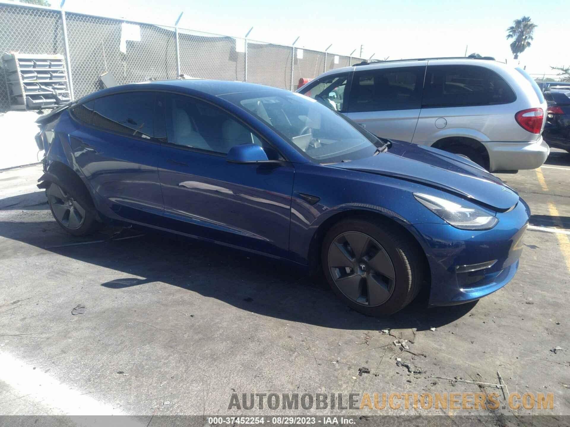 5YJ3E1EB4NF181515 TESLA MODEL 3 2022