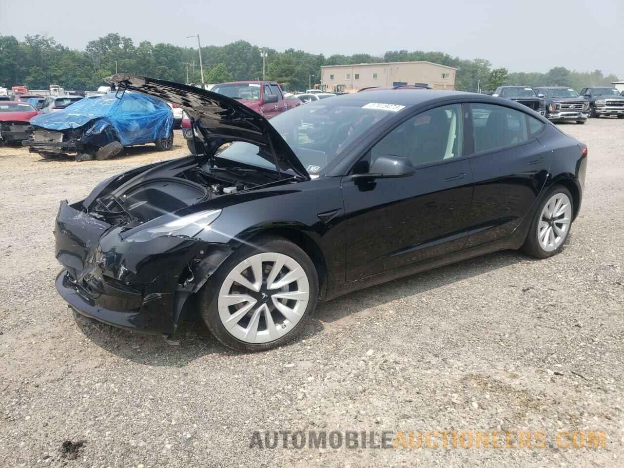 5YJ3E1EB4NF186469 TESLA MODEL 3 2022