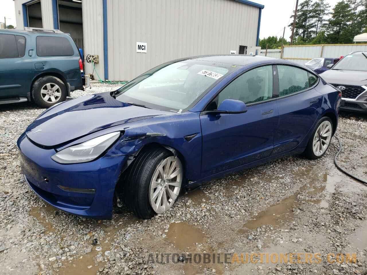 5YJ3E1EB4NF187072 TESLA MODEL 3 2022