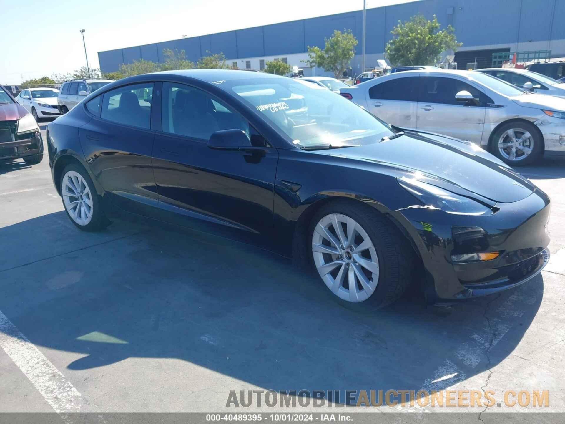 5YJ3E1EB4NF189789 TESLA MODEL 3 2022