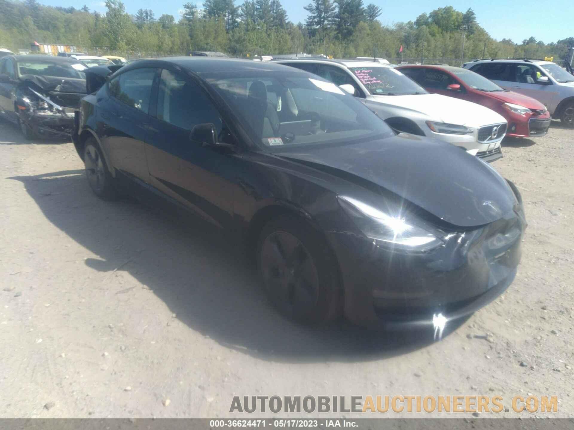 5YJ3E1EB4NF204887 TESLA MODEL 3 2022