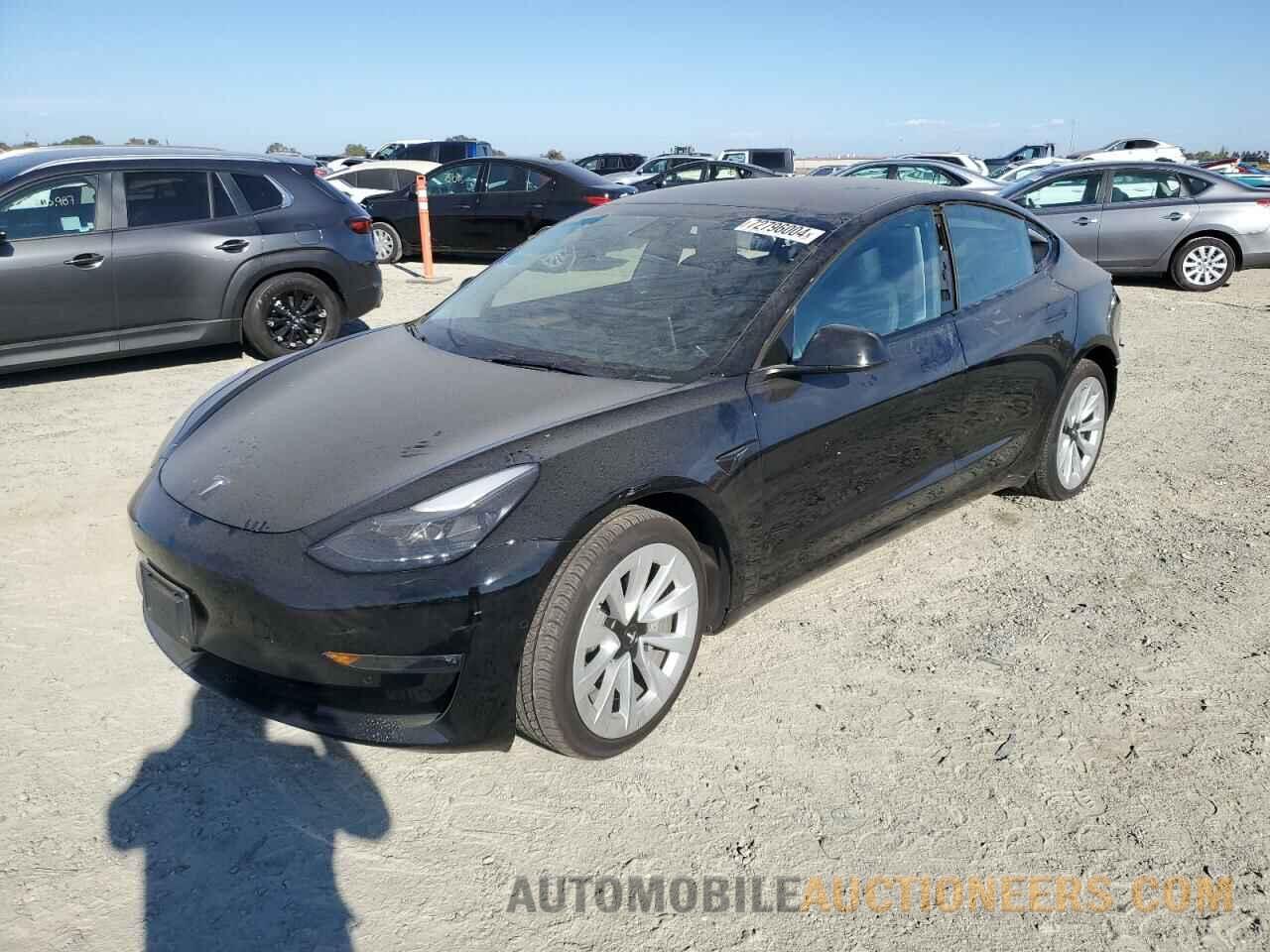 5YJ3E1EB4NF205103 TESLA MODEL 3 2022