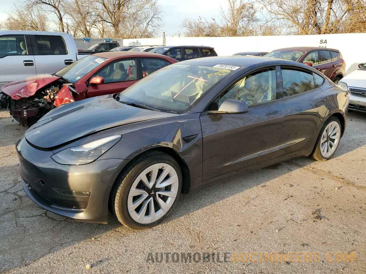 5YJ3E1EB4NF205764 TESLA MODEL 3 2022