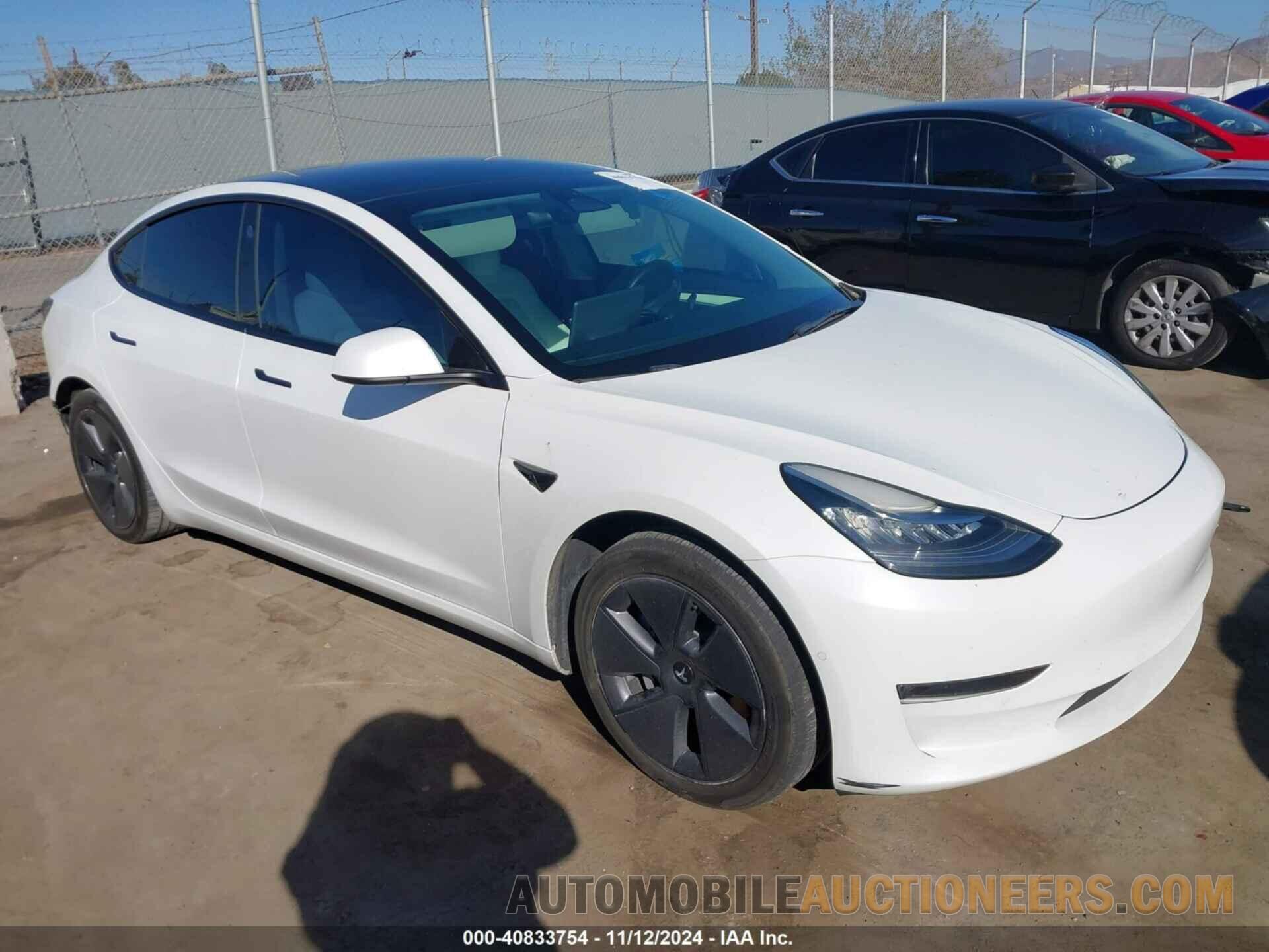 5YJ3E1EB4NF242894 TESLA MODEL 3 2022