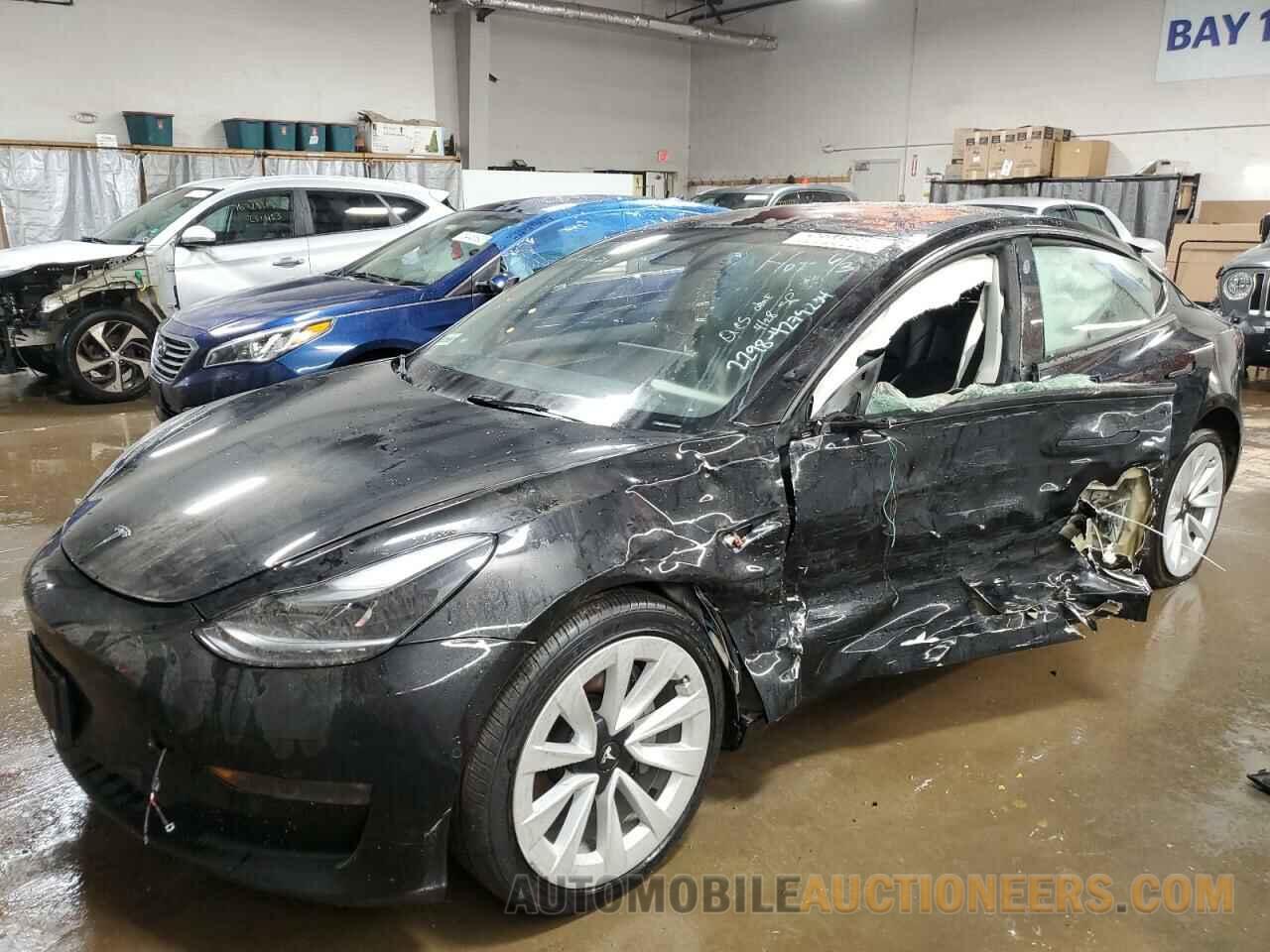 5YJ3E1EB4NF290167 TESLA MODEL 3 2022